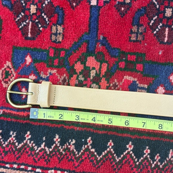 Madewell Tan Leather Belt Size Medium - Picture 6 of 9